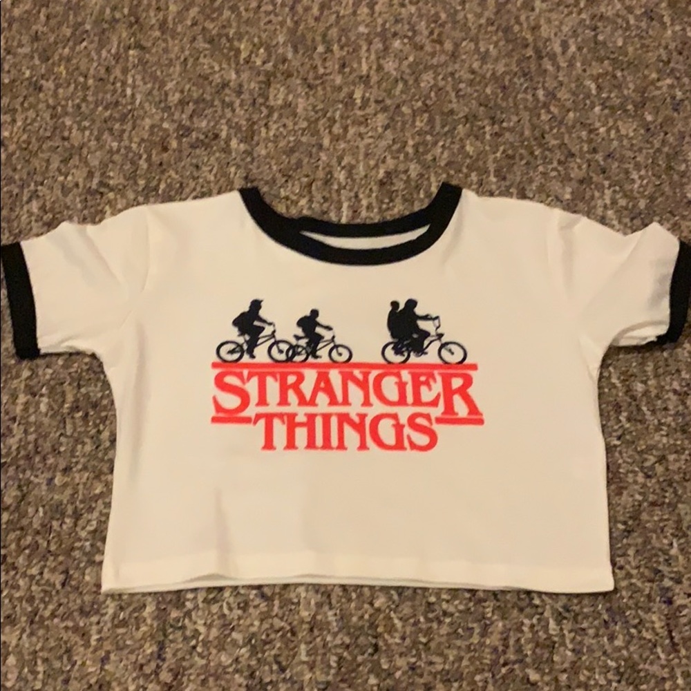 Stranger things crop top